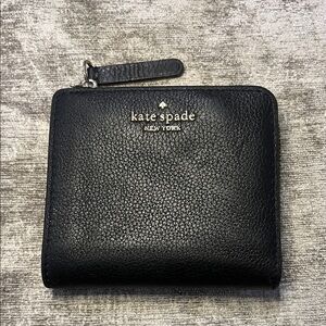 Kate Spade Black Textured Wallet